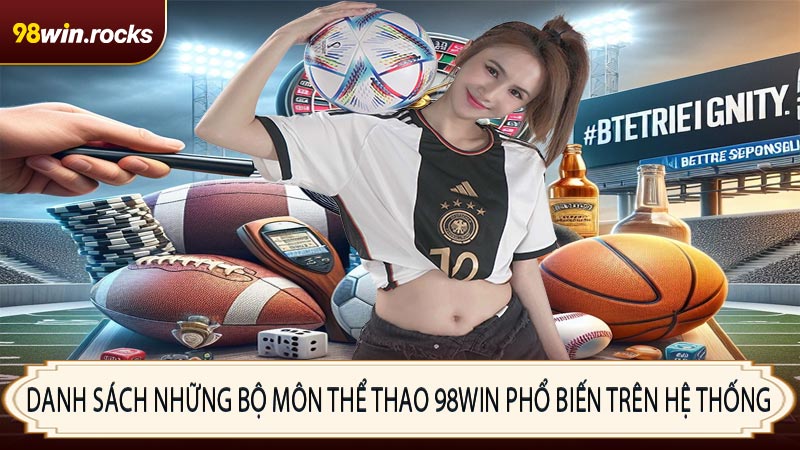 Danh sách những bộ môn thể thao 98WIN phổ biến trên hệ thống
